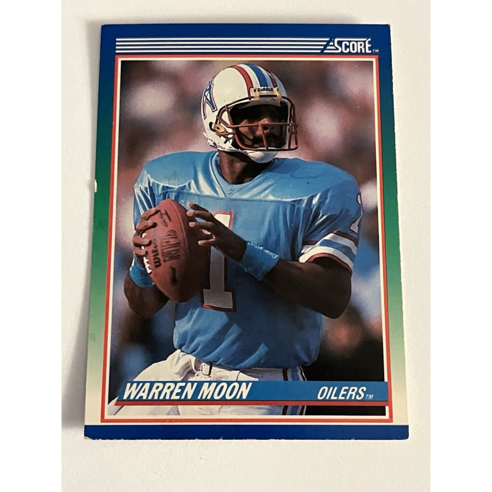 Warren Moon 1990 Score Houston Oilers Football Card